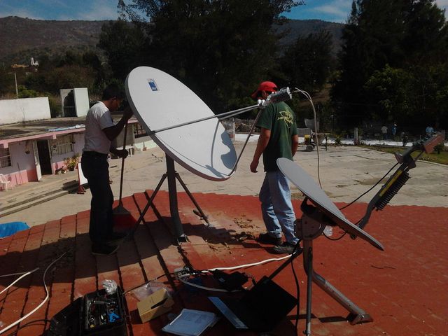 instalando y configurando antenas para internet satelital 2013